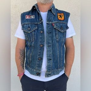 Vintage Levi’s denim vest w/blanket lining